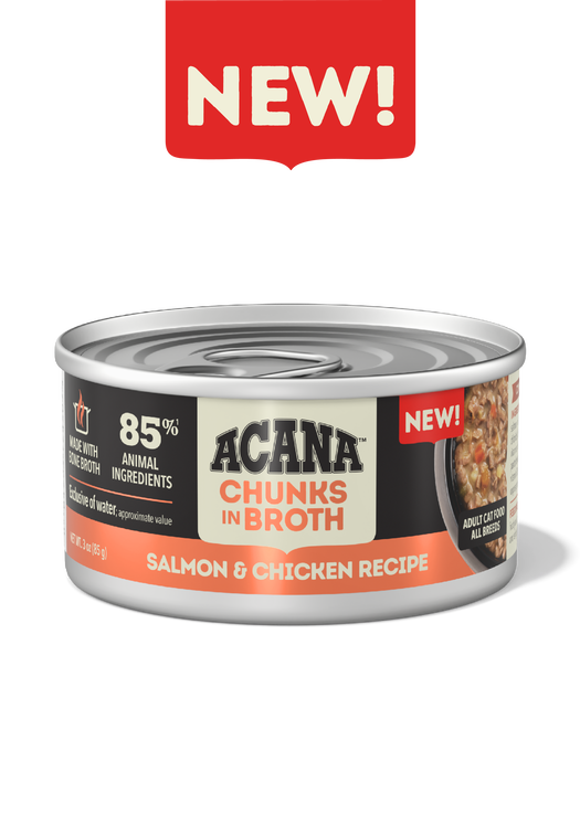 Chunks in Broth Salmon & Chicken Recipe
